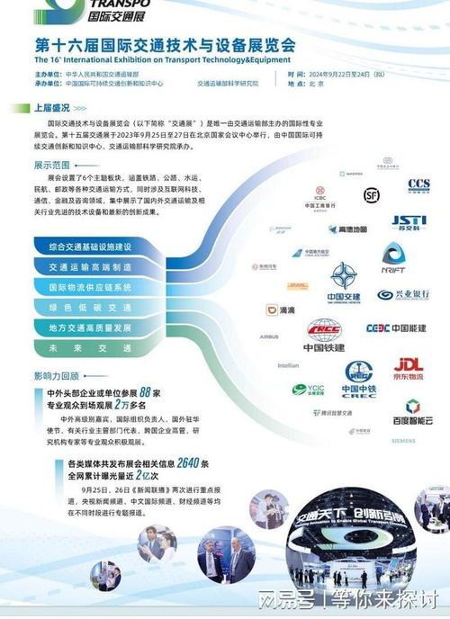 誠邀出席第十六屆國際交通技術(shù)與設(shè)備展覽會(huì)，探索工業(yè)互聯(lián)網(wǎng)數(shù)據(jù)服務(wù)新機(jī)遇