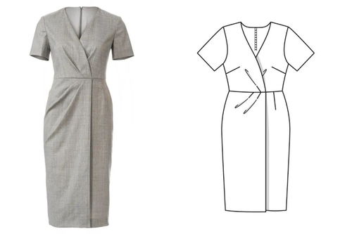 素材 上百款服裝設計 平面款式圖 合輯