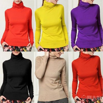 【自主品牌廠家雜庫(kù)存韓版高領(lǐng)女裝毛衣舒適休閑女式打底衫清倉(cāng)處理高彈毛衣高彈打底衫】東莞市虎門(mén)可依美服裝店 - 產(chǎn)品庫(kù)